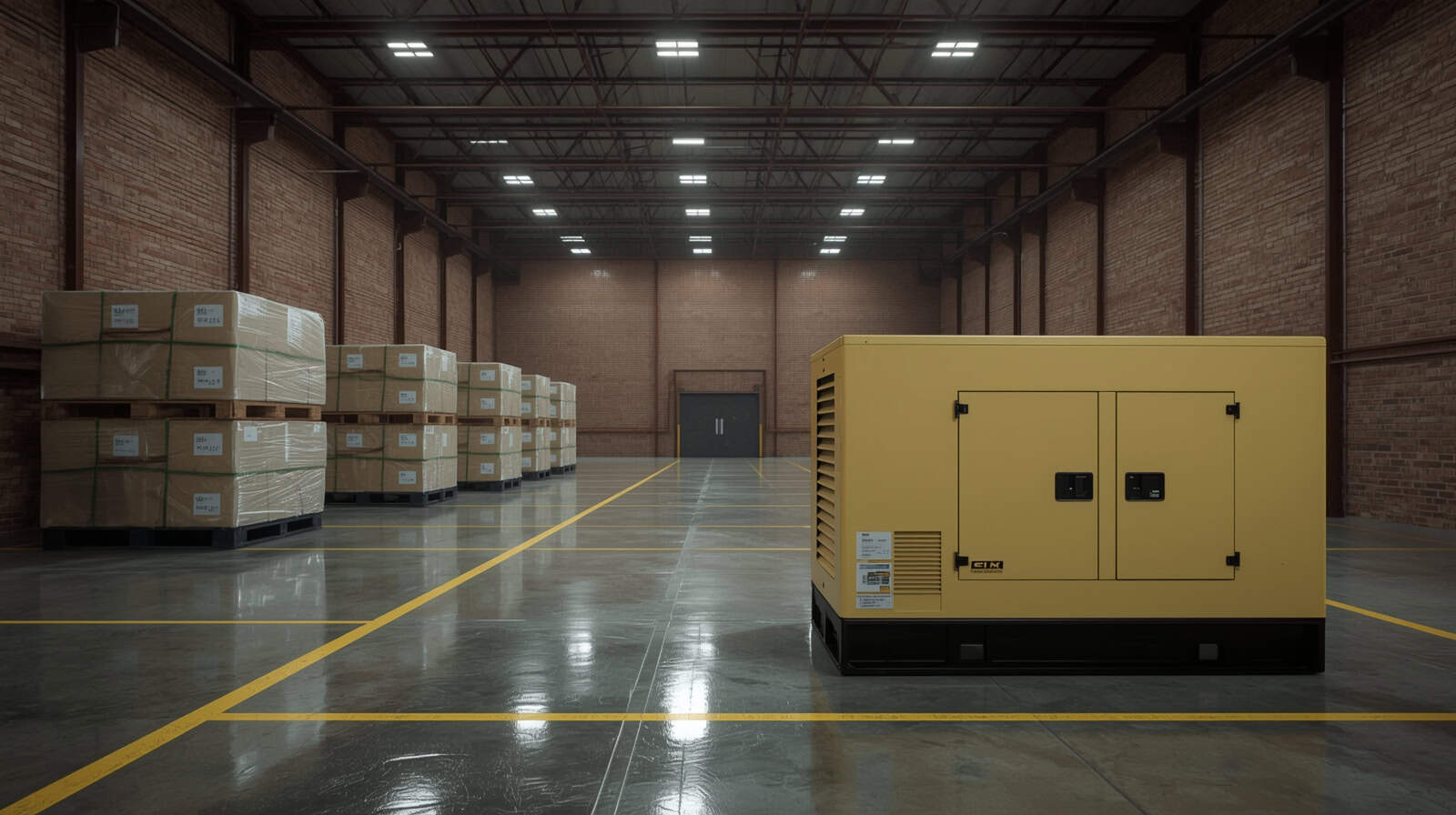 Técnicos certificados realizando mantenimiento a planta eléctrica